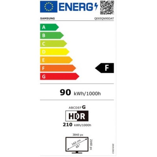 TV UHD SAMSUNG QE65QN90DATXXH QLED SMART